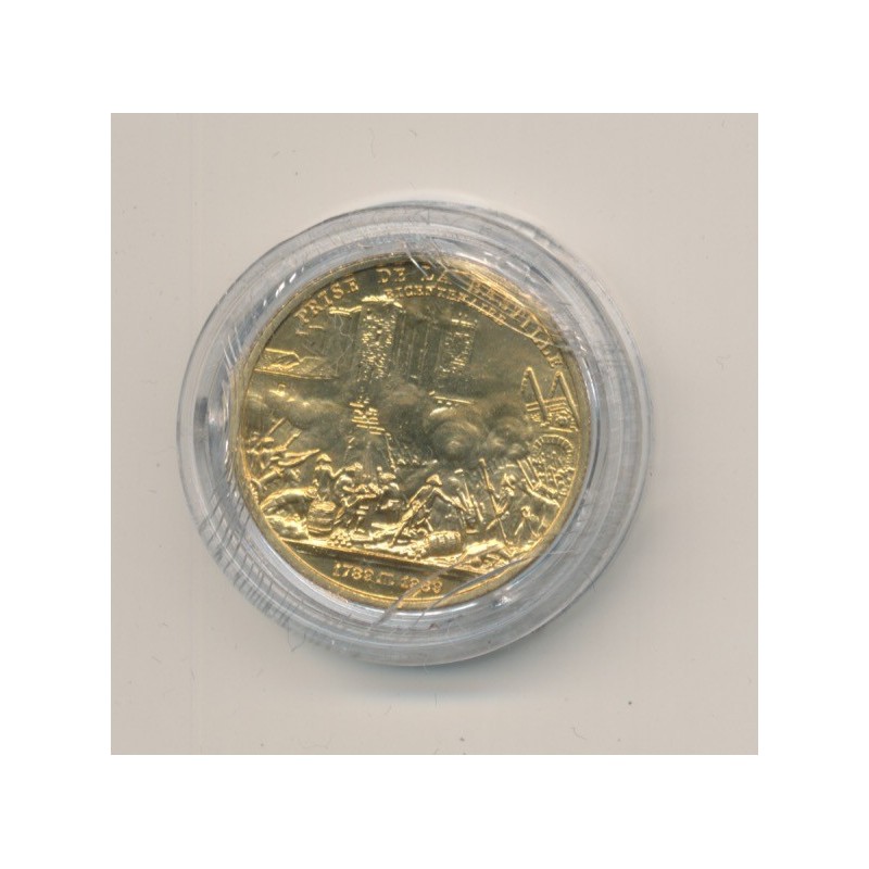 Médaille - Prise de la bastille - bronze - 1980 - 21mm
