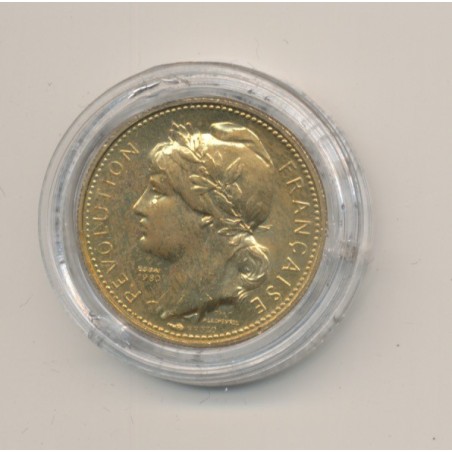 Médaille - Prise de la bastille - bronze - 1980 - 21mm