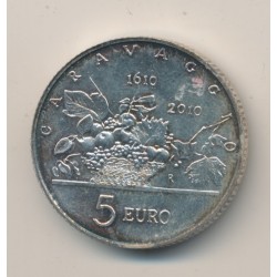 St Marin - 5 Euro  2010 - Carvaggio - argent 2