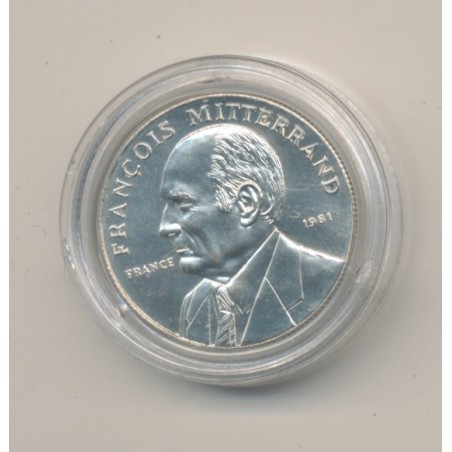 Médaille - François Mitterrand - argent - 1981 - 21mm - sans certificat