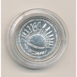 Médaille - Charles De Gaulle - portrait à gauche - argent - 1981 - 21mm - sans certificat 2