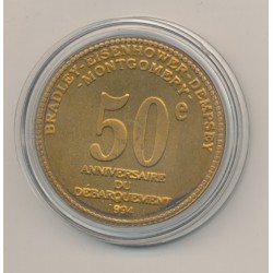 Médaille - 50e anniversaire débarquement - 1994 - opération overlord - bronze 2