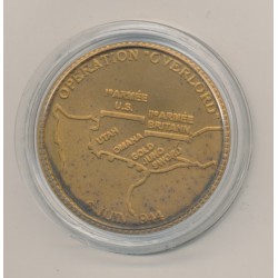 Médaille - 50e anniversaire débarquement - 1994 - opération overlord - bronze