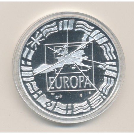 Ecu EUROPA - 1999 - 1er janvier 1999 euro parité - argent