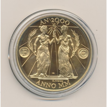 Médaille - Citoyen AN 2000 - bronze - 41mm - N°9862