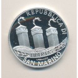 St Marin - 10 Euro  2002 - argent Belle épreuve 2
