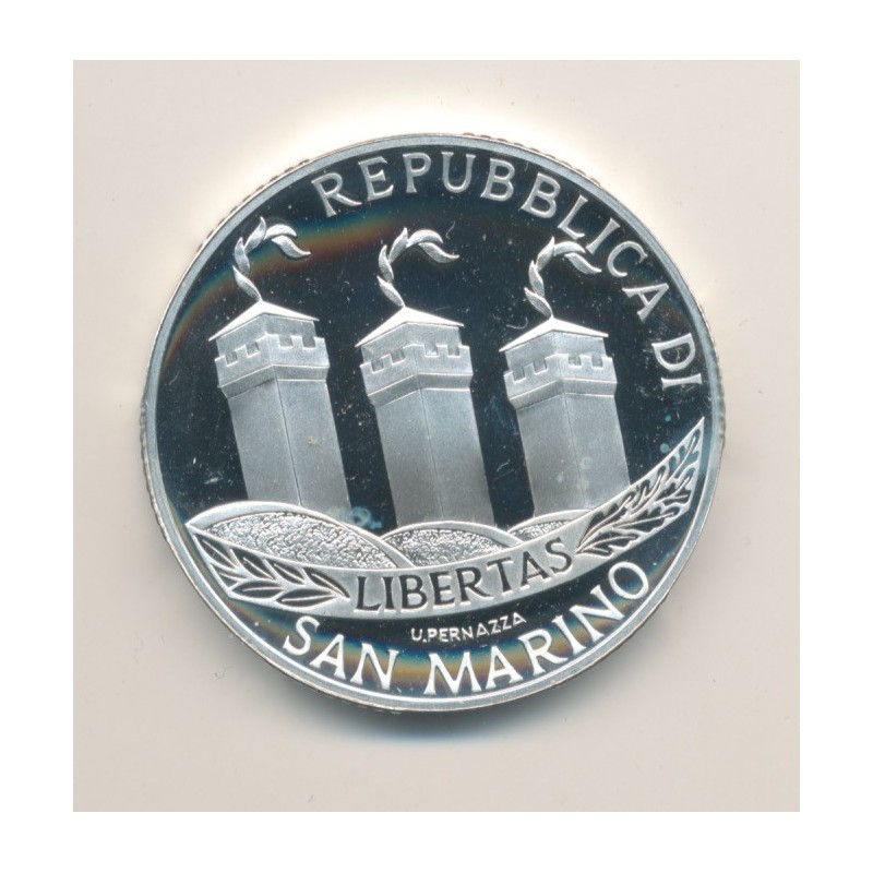 St Marin - 10 Euro  2002 - argent Belle épreuve