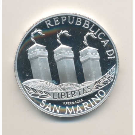 St Marin - 10 Euro  2002 - argent Belle épreuve