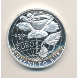 St Marin - 10 Euro  2002 - argent Belle épreuve