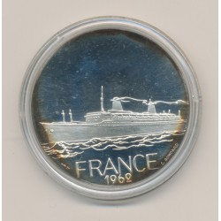 Médaille - France 1962 - Paquebots Transatlantiques - argent 40g 2