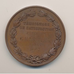 Médaille - Ville de paris - Assistance publique - témoignage de satisfaction 1882 - bronze 2
