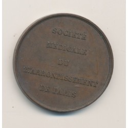 Médaille - Ville de Paris - Société médicale - 2e arrondissement - cuivre 2