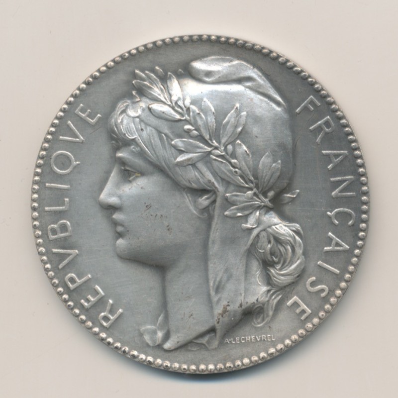 Médaille - Ville de Paris - Assistance judiciaire - 1966-1967 - bronze argenté