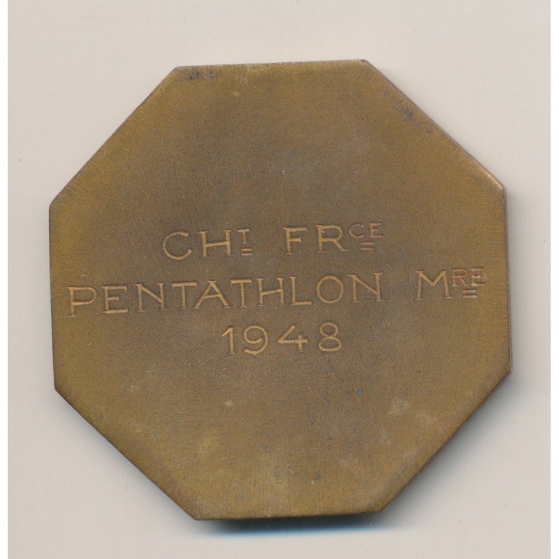 Médaille - Championnat de France Pentathlon 1948 - bronze