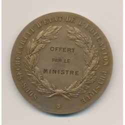 Médaille - Sous secrétariat d'état de l'éducation physique - bronze 2