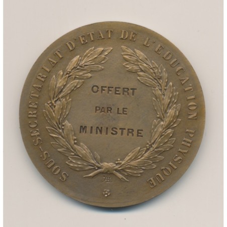 Médaille - Sous secrétariat d'état de l'éducation physique - bronze
