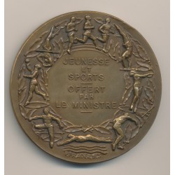 Médaille - Jeunesse et sport - offert par le ministre - bronze - Pradeilhes 2