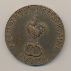 Médaille - Fédération Française de Lutte - bronze