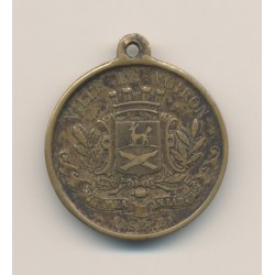 Médaille - Souvenir de cavalcade - 1879 - Voiron - laiton