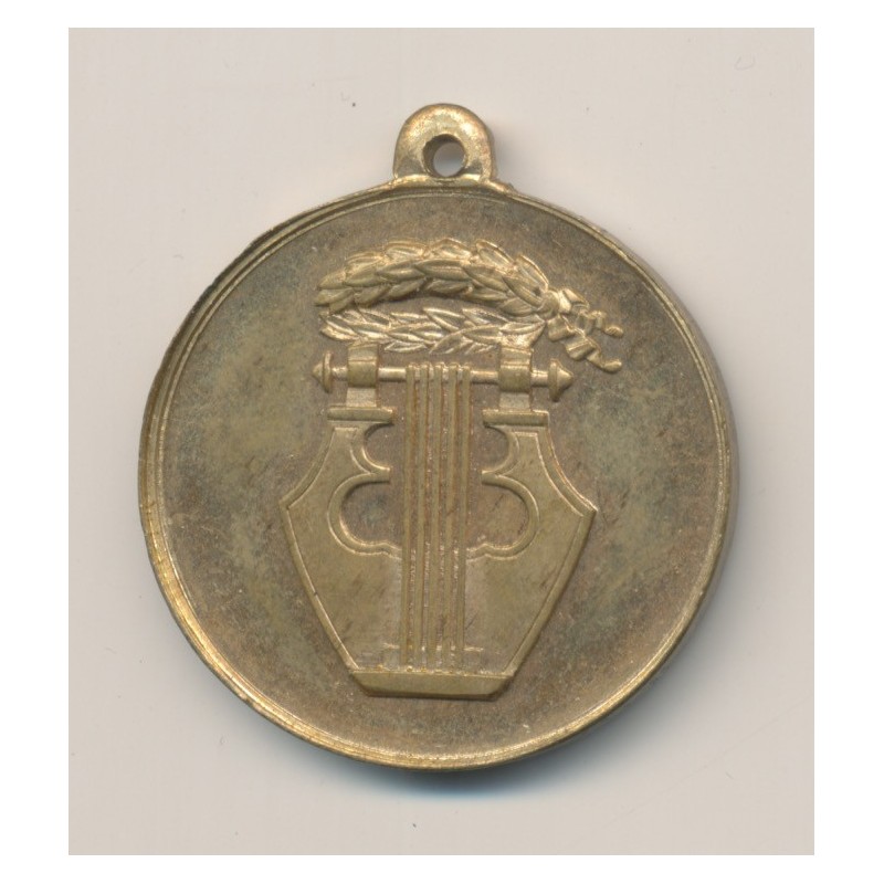 Médaille - Souvenir concours de musique - Rumilly - 1877 - laiton