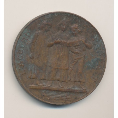 Médaille - Concours de dictée - 2e prix - 1882 Paris - bronze - D.Dupuis
