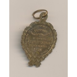 Médaille - Souvenir concours de musique - Lons le saunier - 1874 - laiton 2