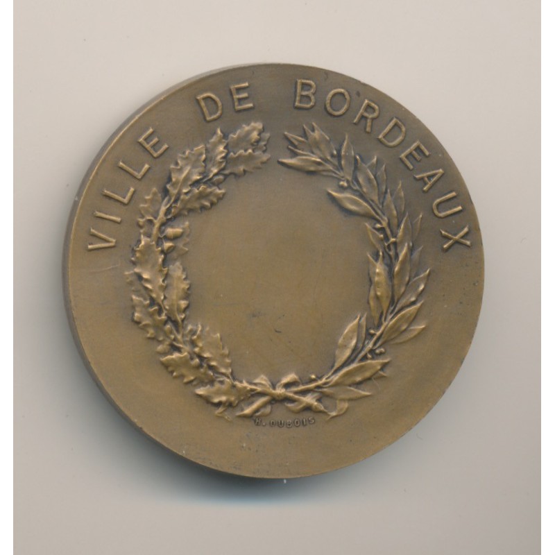 Médaille - Ville de Bordeaux - République Française - bronze - H.Dubois 