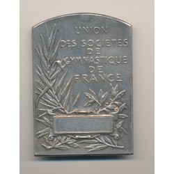 Médaille - 30e Fête fédérale de gymnastique - Arras - 1904 - bronze argenté - Robert Dechun 2