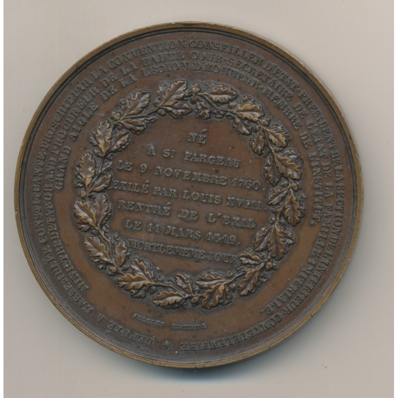 Médaille - Regnaud de St Jean d'Angély - Bronze - F.Caqué