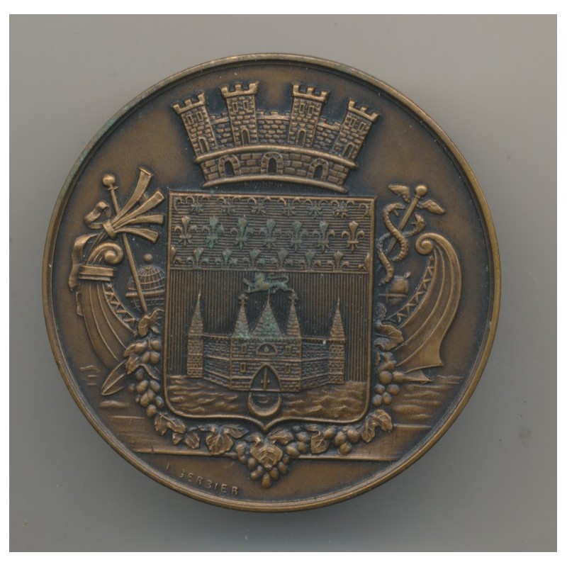 Médaille - Hospices civils - Bordeaux - 1944 - bronze - A.Gerbier 
