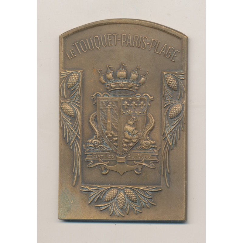 Médaille - Le Touquet Paris plage - Week end aérien - 1923 - bronze
