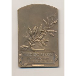 Médaille - Le Touquet Paris plage - Week end aérien - 1923 - bronze 2