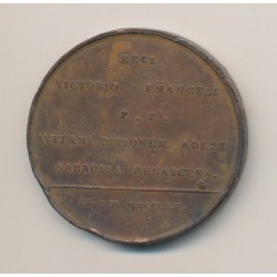 Médaille - Retour du duché de Savoie aux princes de Savoie - 1815 - cuivre 2