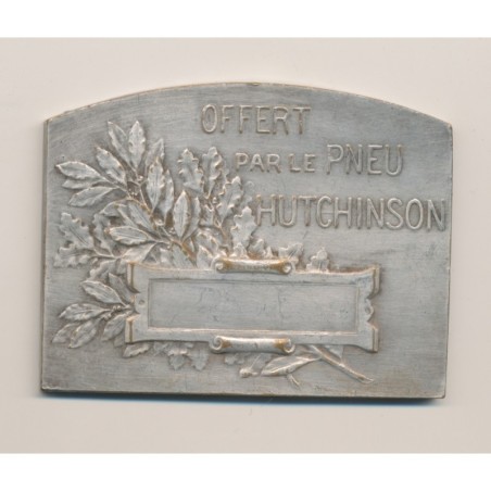 Médaille - Cyclisme - Pneus Hutchinson - bronze argenté - R.Brangier