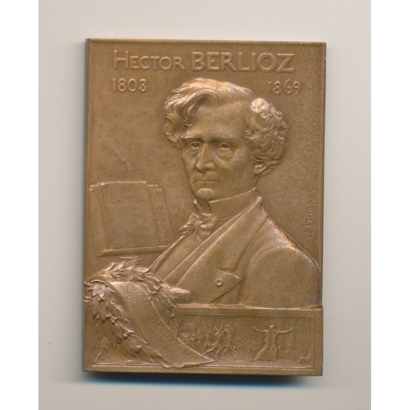 Médaille - Hector Berlioz - Bronze - Dupré