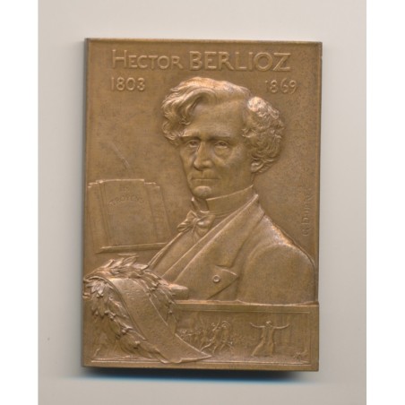 Médaille - Hector Berlioz - Bronze - Dupré