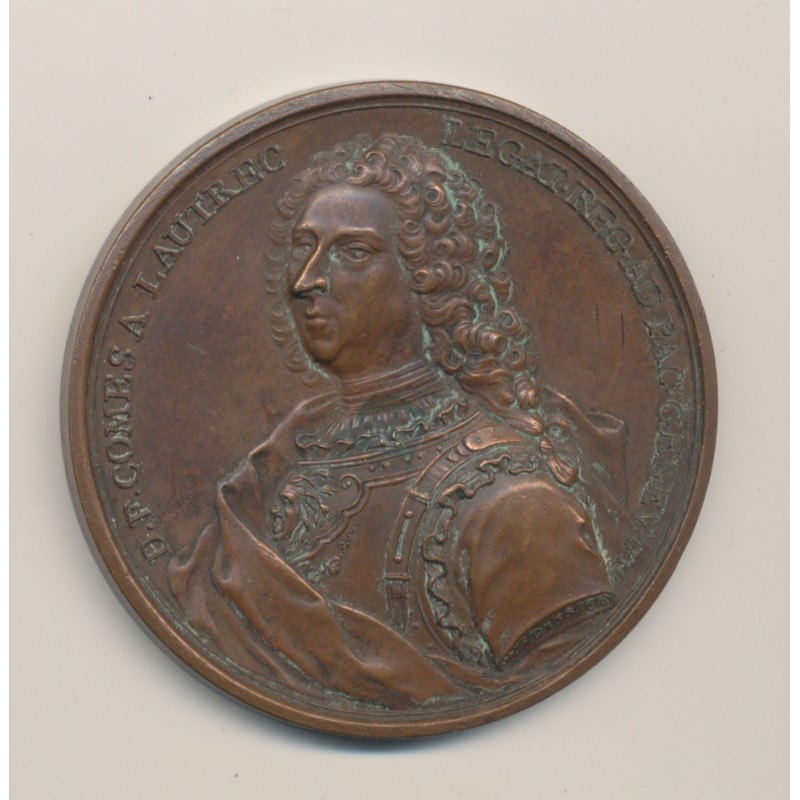 Médaille - Comte de Lautrec - 1738 - bronze