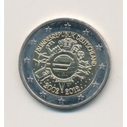  2€ Allemagne 2012 - 10 ans de l'euro