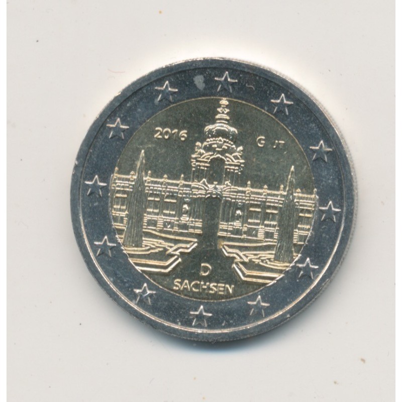  2€ Allemagne 2016 - Sachsen