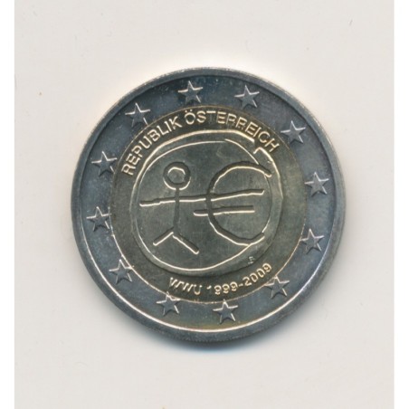 2€ Autriche 2009 - 10e anniversaire UEM