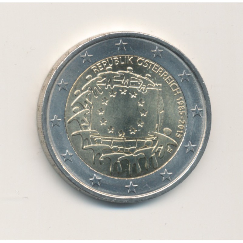 2€ Autriche 2015 - Drapeau