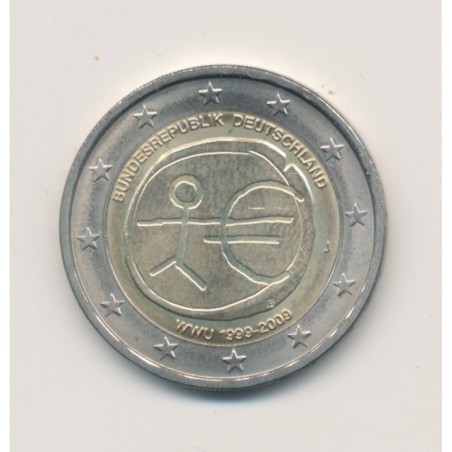 2 Euro Belgique 2009 - 10e anniversaire UEM