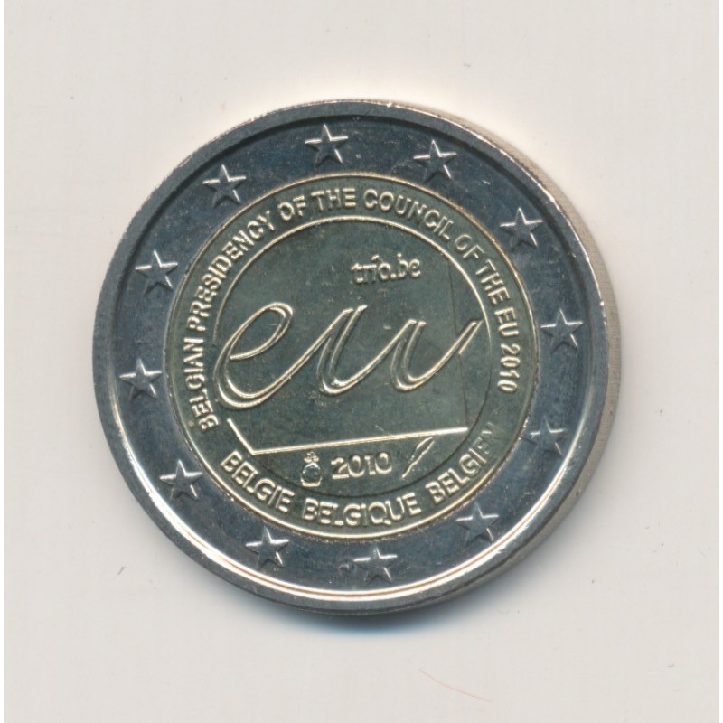 2 Euro Belgique 2010 - Présidence de la Belgique de l'Union Européenne