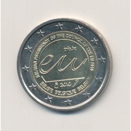2 Euro Belgique 2010 - Présidence de la Belgique de l'Union Européenne