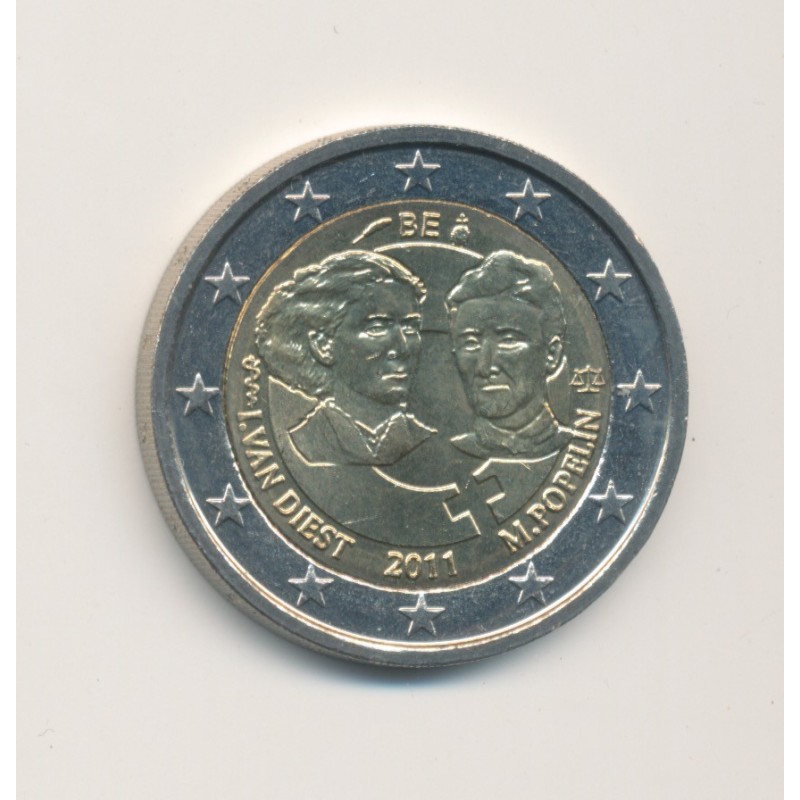 2 Euro Belgique 2011 - 100e anniversaire journée internationale droits de la femme