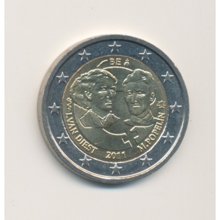 2 Euro Belgique 2011 - 100e anniversaire journée internationale droits de la femme