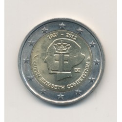 2 Euro Belgique 2012 - 75e anniversaire Concours musical Reine Elisabeth