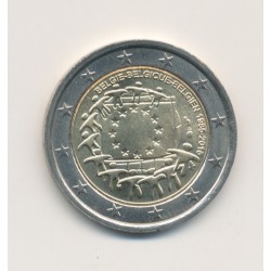 2 Euro Belgique 2015 - 30ème anniversaire du drapeau européen