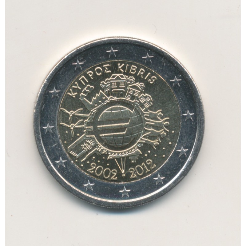 2€ Chypre 2012 - 10 ans de l'euro
