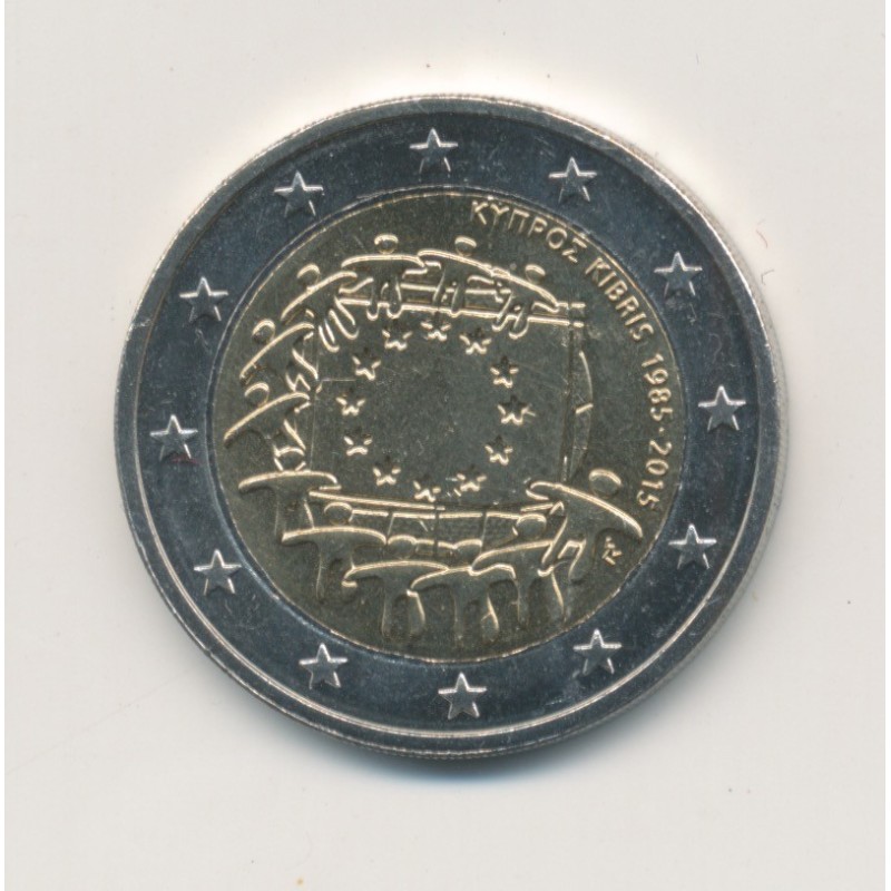2€ Chypre 2015 - 30ème anniversaire du drapeau européen